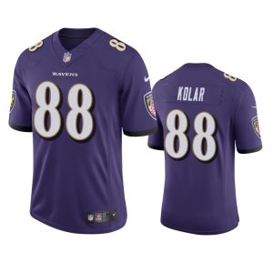 Charlie Kolar Baltimore Ravens Purple Vapor Limited Jersey