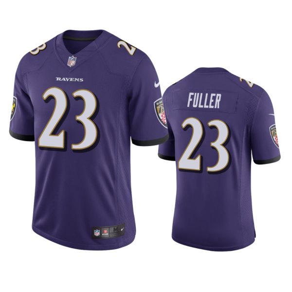 Kyle Fuller Baltimore Ravens Purple Vapor Limited Jersey - Men's
