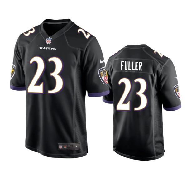 Kyle Fuller Baltimore Ravens Black Game Jersey