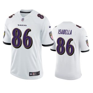Andy Isabella Baltimore Ravens White Vapor Limited Jersey