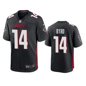 Damiere Byrd Atlanta Falcons Black Game Jersey