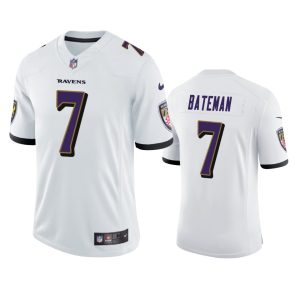 Rashod Bateman Baltimore Ravens White Vapor Limited Jersey - Men's