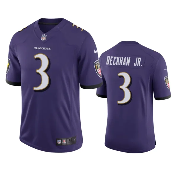 Odell Beckham Jr. Baltimore Ravens Purple Vapor Limited Jersey