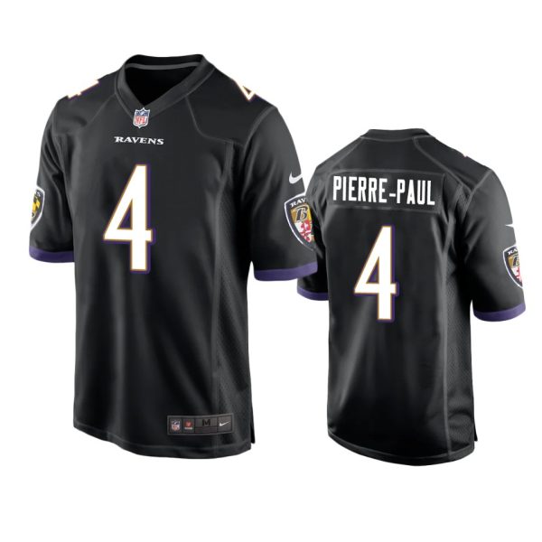 Jason Pierre-Paul Baltimore Ravens Black Game Jersey