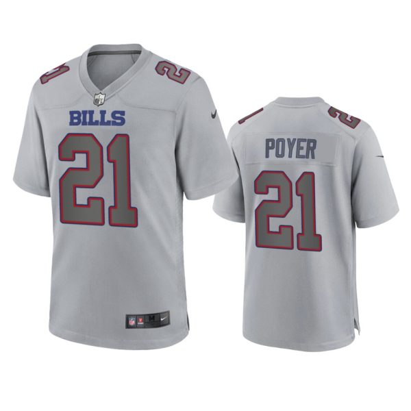 Jordan Poyer Buffalo Bills Gray Atmosphere Fashion Game Jersey