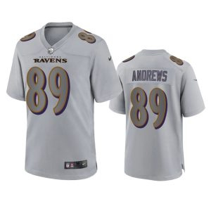 Mark Andrews Baltimore Ravens Gray Atmosphere Fashion Game Jersey