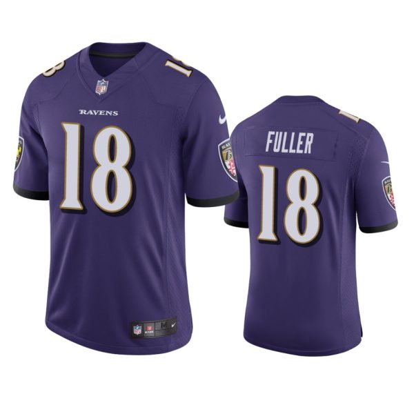 Kyle Fuller Baltimore Ravens Purple Vapor Limited Jersey