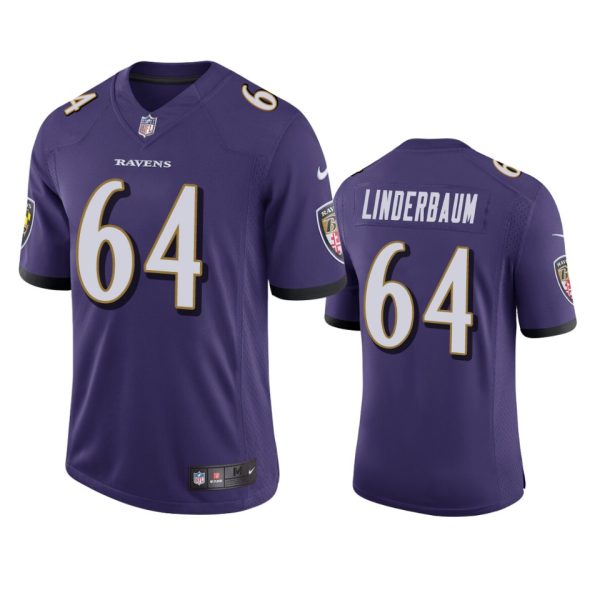 Tyler Linderbaum Baltimore Ravens Purple Vapor Limited Jersey