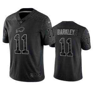 Matt Barkley Buffalo Bills Black Reflective Limited Jersey