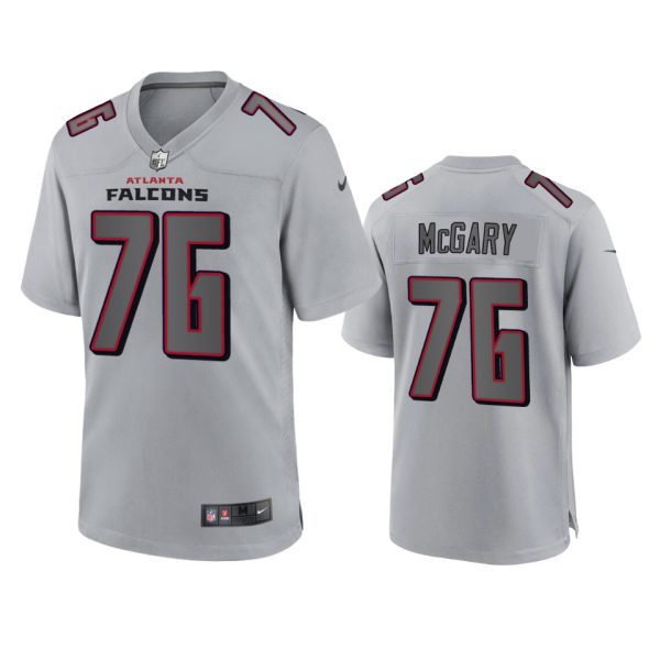 Kaleb McGary Atlanta Falcons Gray Atmosphere Fashion Game Jersey