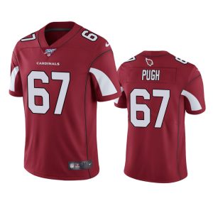 Justin Pugh Arizona Cardinals Cardinal 100th Season Vapor Limited Jersey