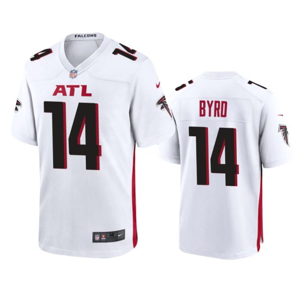 Damiere Byrd Atlanta Falcons White Game Jersey