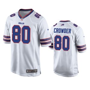 Jamison Crowder Buffalo Bills White Game Jersey