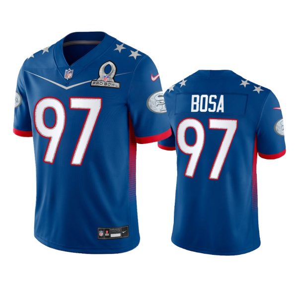 Nick Bosa San Francisco 49ers Royal Game 2022 NFC Pro Bowl Jersey