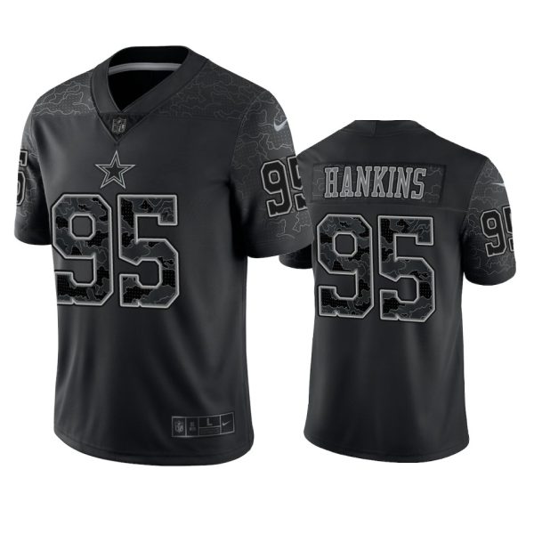 Johnathan Hankins Dallas Cowboys Black Reflective Limited Jersey