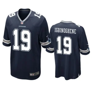 Noah Igbinoghene Dallas Cowboys Navy Game Jersey