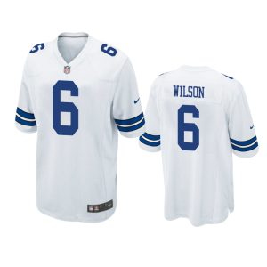 Donovan Wilson Dallas Cowboys White Game Jersey