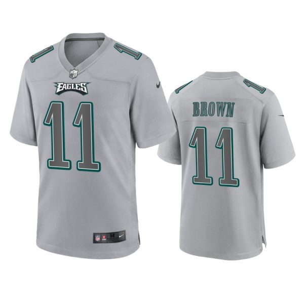 A.J. Brown Philadelphia Eagles Gray Atmosphere Fashion Game Jersey