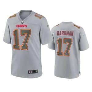 Mecole Hardman Kansas City Chiefs Gray Atmosphere Fashion Game Jersey