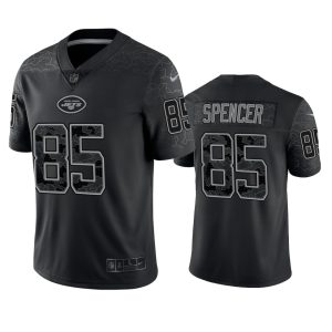 Diontae Spencer New York Jets Black Reflective Limited Jersey