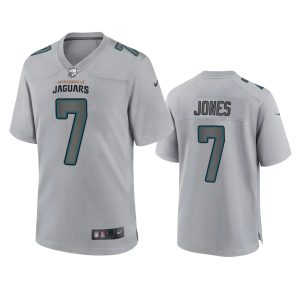 Zay Jones Jacksonville Jaguars Gray Atmosphere Fashion Game Jersey