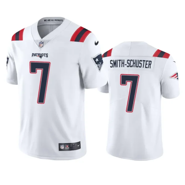 JuJu Smith-Schuster New England Patriots White Vapor Limited Jersey