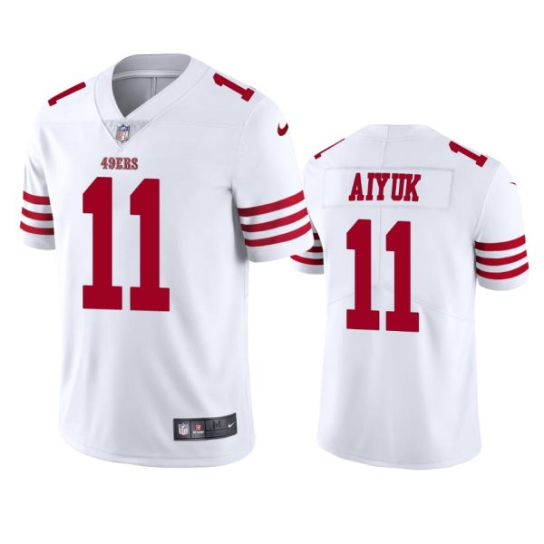 Brandon Aiyuk San Francisco 49ers 2022-23 Vapor Limited White Jersey - Men's