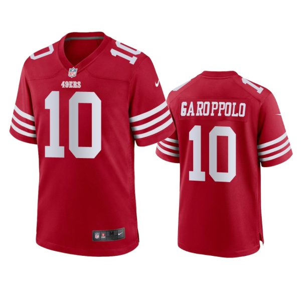 Jimmy Garoppolo San Francisco 49ers Scarlet Game Jersey