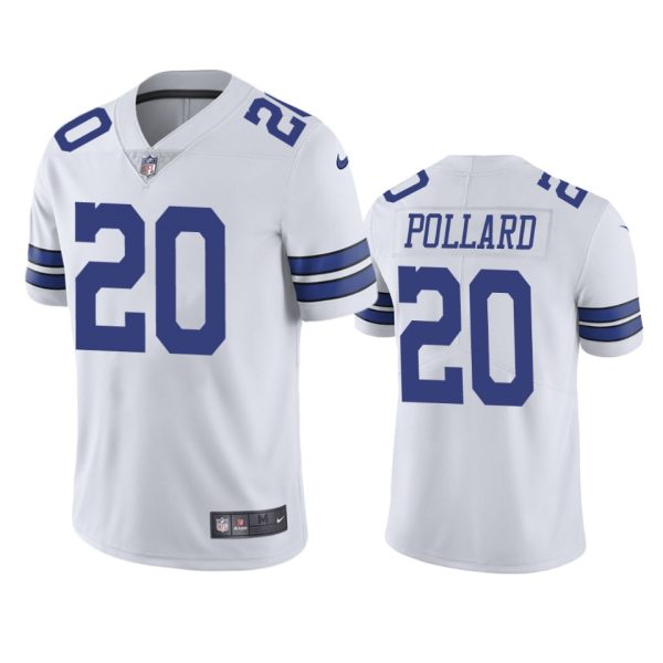 Tony Pollard Dallas Cowboys White Vapor Limited Jersey