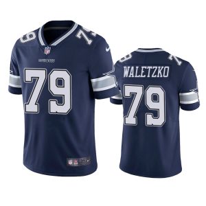 Matt Waletzko Dallas Cowboys Navy Vapor Limited Jersey - Men's