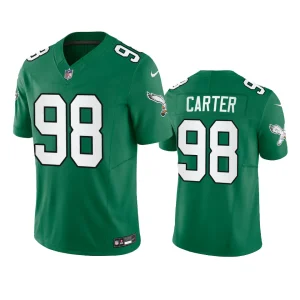 Jalen Carter Philadelphia Eagles Kelly Green Alternate Limited Jersey