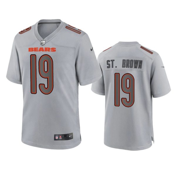 Equanimeous St. Brown Chicago Bears Gray Atmosphere Fashion Game Jersey