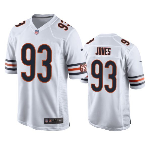 Justin Jones Chicago Bears White Game Jersey