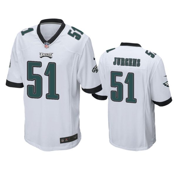 Cam Jurgens Philadelphia Eagles White Game Jersey