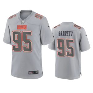 Myles Garrett Cleveland Browns Gray Atmosphere Fashion Game Jersey