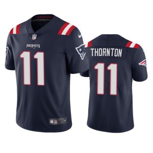 Tyquan Thornton New England Patriots Navy Vapor Limited Jersey - Men's