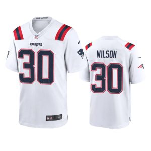 Mack Wilson New England Patriots White Game Jersey