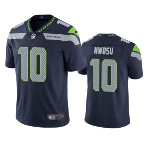 Uchenna Nwosu Seattle Seahawks Navy Vapor Limited Jersey