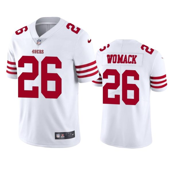 Samuel Womack San Francisco 49ers White Vapor Limited Jersey