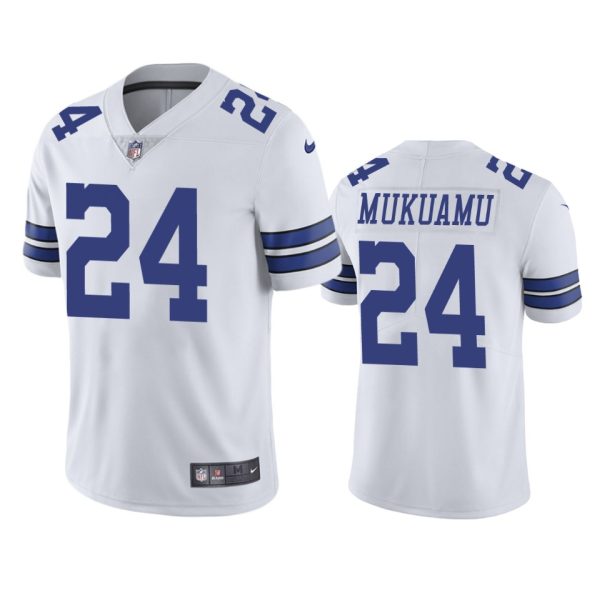 Israel Mukuamu Dallas Cowboys White Vapor Limited Jersey - Men's