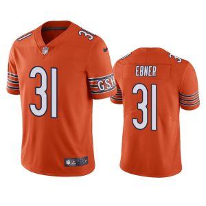 Trestan Ebner Chicago Bears Orange Vapor Limited Jersey