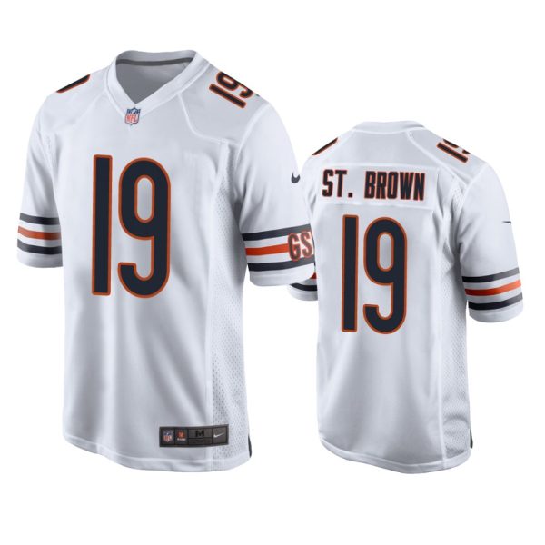 Equanimeous St. Brown Chicago Bears White Game Jersey
