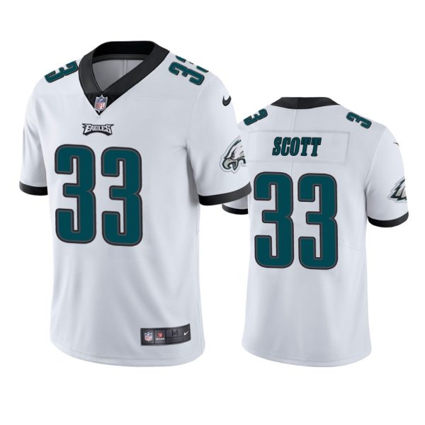 Josiah Scott Philadelphia Eagles White Vapor Limited Jersey