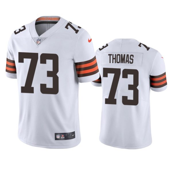 Joe Thomas Cleveland Browns White Vapor Limited Jersey