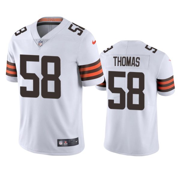 Isaiah Thomas Cleveland Browns White Vapor Limited Jersey