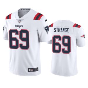 Cole Strange New England Patriots White Vapor Limited Jersey - Men's