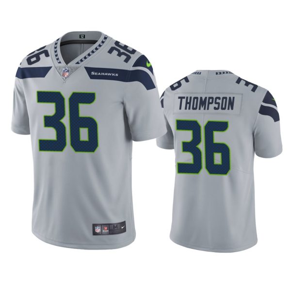 Darwin Thompson Seattle Seahawks Gray Vapor Limited Jersey