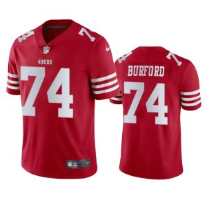 Spencer Burford San Francisco 49ers Scarlet Vapor Limited Jersey