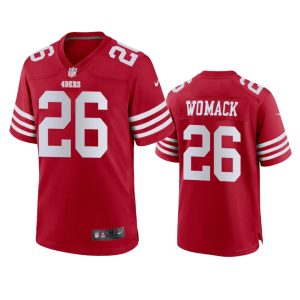 Samuel Womack San Francisco 49ers Scarlet Game Jersey