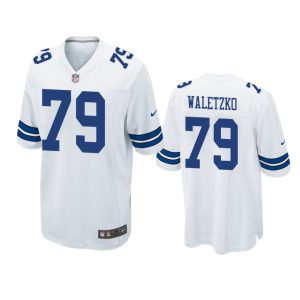 Matt Waletzko Dallas Cowboys White Game Jersey